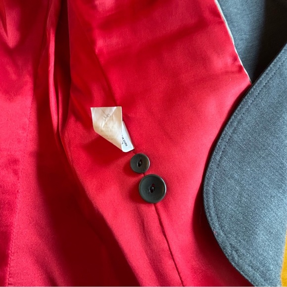 iAlex Alex Garfield 8 gray button front office career blazer suit, jacket - Picture 7 of 12